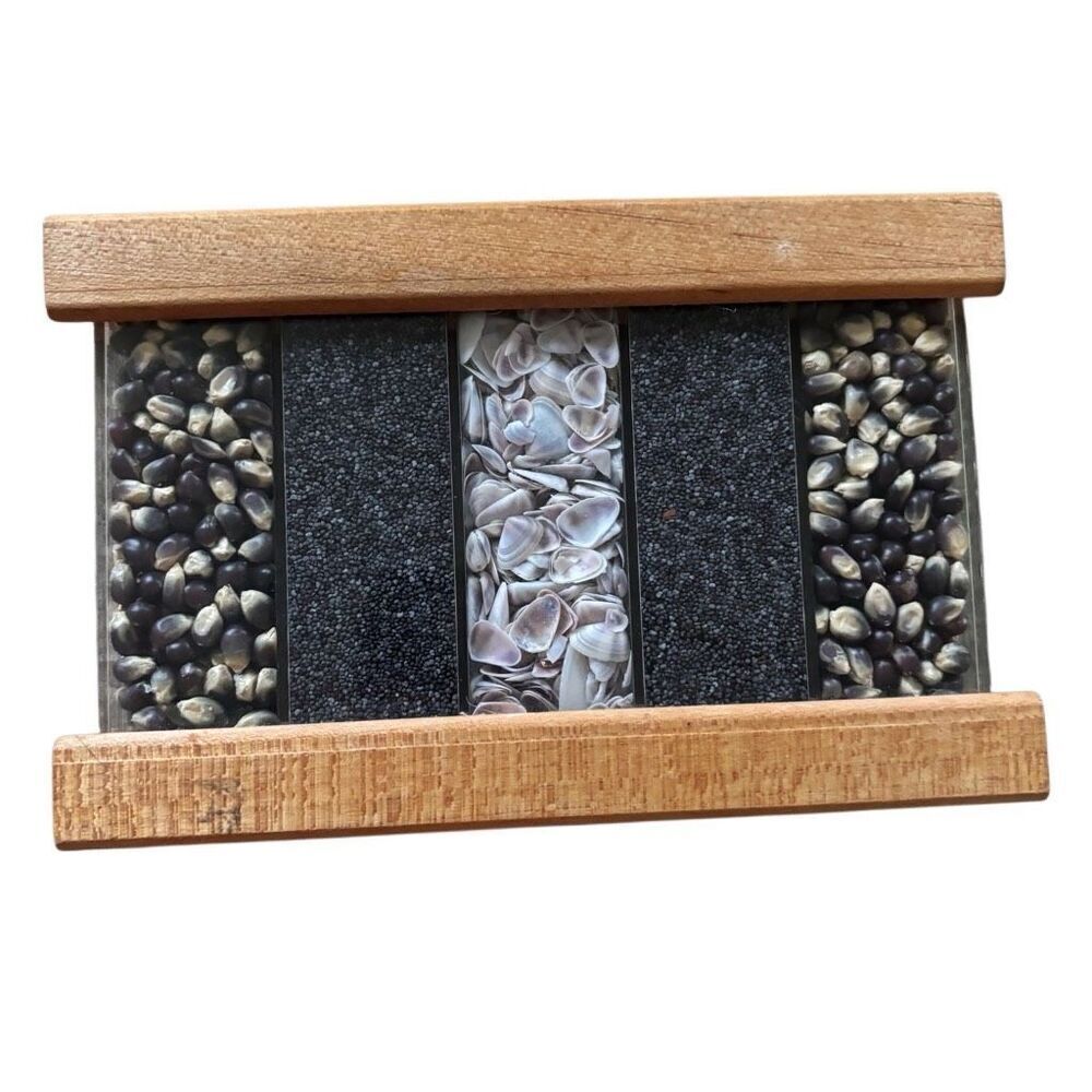 Spice Sea Shells Seeds Acrylic Trivet Decor